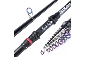 Goture Telescopic Fishing Rod, Ultralight Travel Fishing Rod, Portable Carbon Fiber Spinning Fishing Pole For Carp Fishing