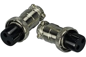 RIVERWELD 2pin Conector de Aire de Toma de Aviación Hembra 16-2P y TIG Antorcha y Plasma Antorcha 2pk
