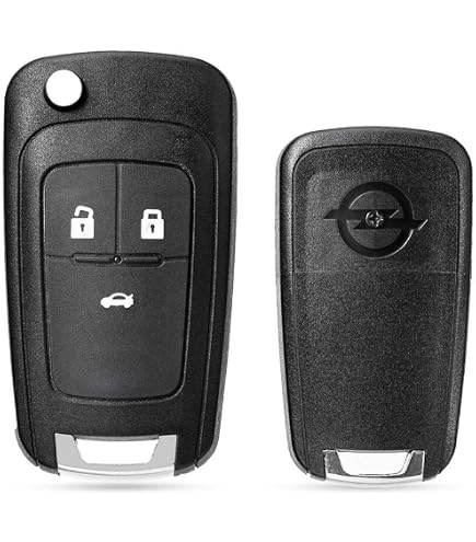 OFF WE GO Cover Chiave Guscio Chiavi Custodia Chiave per Opel Astra j Zafira Adam Chevrolet Aveo Matiz Cruze Captiva Spark Orlando Trax Coprichiave Macchina TPU Copri Chiavi, Oro Nero