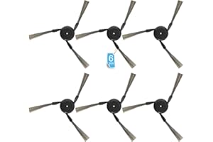 LOOHAOC Boczne Szczotki Zamienne do Odkurzaczy Robotów Dream e X40 Ultra/X40 Ultra Complete/X40 Master/L40 Ultra/S30 Pro Ultra-Akcesoria Zamienne, 6 sztuk