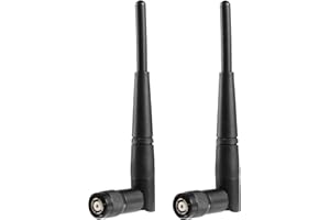 Eifagur 5dBi 2.4GHz WiFi Antenna RP-TNC Male Replacement Antenna Compatible with Trimble Robotic Total Stations TDS Ranger Data Collecter, for Wireless Linksys WiFi Router（Pack of 2）,