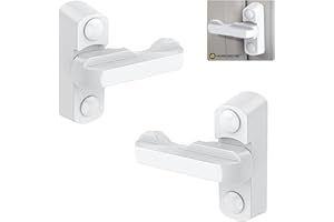 HOMESECURE x2 Sash Jammers - Extra Security Locks for uPVC Window & Doors - White