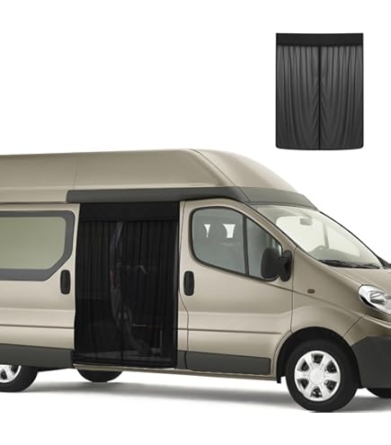 Moustiquaire Magnétique Pour Citroën Berlingo >2018 - Porte Coulissante, 155x100 Cm, Double Couche Option - Camping, Pique-nique