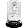 SilverSpot 999 Pure Silver Beautiful Standing Krishna/Kanha with Peacock Acrylic Base Idol/Statue/Murti for Pooja/Gift Item for Auspicious Occasion/Car Dashboard