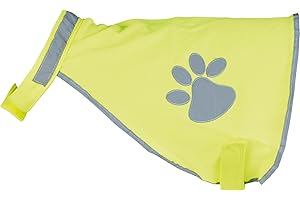 Dog Copenhagen Trixie Gilet de Sécurité Safer Life pour Chien en Polyester S Jaune Fluo 1 Unité