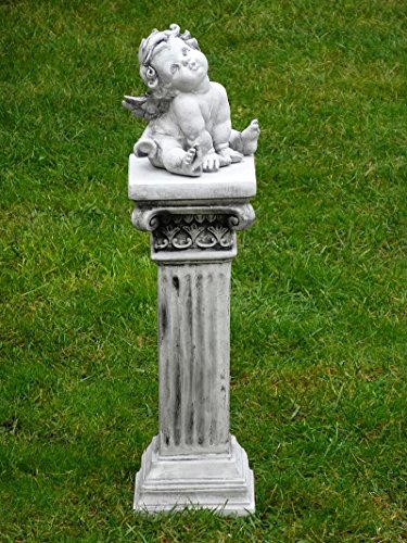 Steinfigur Nr.369 Gartensäule Podest Sockel Säule PALMIRA ca. 44 cm ca. 13 kg - 9