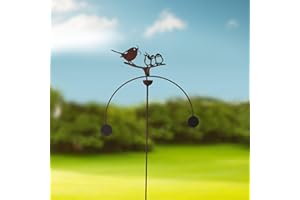 GAP GARDEN PRODUCTS - Birds Feeding Metal Double Wind Rocker/Spinner (Supplied bare metal)