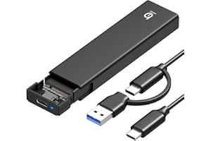 XIAOBI M.2 NVMe SSD Enclosure, Tool-Free Installation, USB 3.2 Gen 2 (10 Gbps) to NVME M-Key/(B+M) Key PCIe NVMe Adapter Support UASP and Trim, for SSDs 2230/2242 /2260/2280