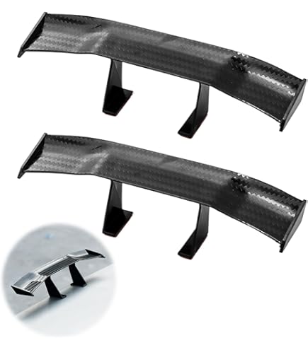 Mini Spoiler Auto Universale - Decorazione Posteriore In ABS Con Effetto Carbonio, Nero - Foto 8