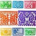 Produktbild TexMex Fun Stuff Mexikanisches Fest - Klassischer, Horizontaler Papel Picado Banner (4,5 m) - Kunststoff Gross Girlande