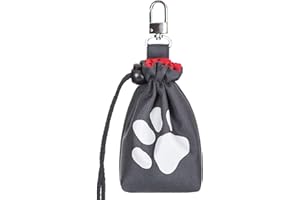 millybo Leckerlitasche Futterbeutel Futtertasche für Hunde Leckerlies Leckerlibeutel Snack Bag Tasche fürs Training (Graphite)