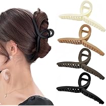 6 Blumen-Haarspangen Für Damen – Rutschfeste Haarklammer Für Dickes Haar, Perfekt Als Geschenk