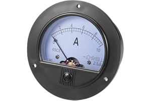 ‎SOURCING MAP sourcing map 1Stk 65C5 Analoges Stromanzeigegerät DC 10A Amperemeter Stromkreisprüfung DE