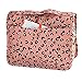 Women Lady Flower Pattern Zipper Multi-funtion Toiletry Bag Container Travel Case Makeup Box