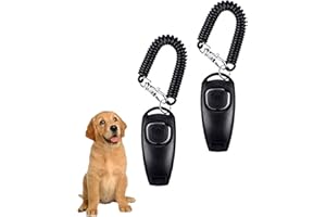 TODREMOU Hundepfeife Rütter Rückruf Hundepfeifen-Armband Hunde Pfeifen Pfeife Hund Hundepfeiffe Hochfrequenz, Hund-Klicker Hundeklicker Set
