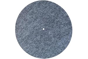 Hero-s - Plato de fieltro antiestático de 3 mm de grosor, almohadilla de vinilo de fieltro, alfombrilla giratoria para audiófilo, antideslizante, para reproductores de discos de vinilo LP