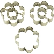 Stampini Per Biscotti A Cuore - Set Da 5 In Acciaio Inox Per Dolci E Terrine - Foto 2