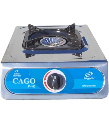 Réchaüd Gaz Orbegozo FO 1710 – Triple Couronne 4,3 KW, Intérieur/Extérieur