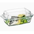 SIMAX Bohemia Cristal 093/006/031 Rectangular Dish, Approx. 2.8 Litres, Tall Lid Made of Heat-Resistant Borosilicate Glass, Glass, Rectangular, Rectangular