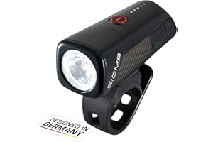 SIGMA SPORT - BUSTER 400 FL | BUSTER 400 FL i BLAZE FLASH | Oświetlenie roweru przedniego 400 lumenów | Ładowalna przednia lampka z pięcioma trybami oświetlenia | Z funkcją szybkiego uwalniania" do