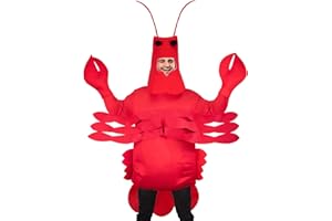amscan 9908850 Adult Lobster Man Fancy Dress Novelty Costume (Standard)