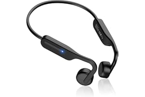Yarrie 2024 Upgrade Knochenschall Kopfhörer, Bluetooth 5.0 Sportliche Drahtlose Kopfhörer, wasserdichte Schweißfeste Sport Bone Conduction Headphones für Laufen, Radfahren, Fitness