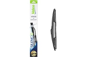 VALEO Silencio Wycieraczki - VR56 - Trwale, Odporne, Idealnie Dopasowane Konwencjonalne Pióro Wycieraczki na Kazda Pore Roku 240mm - Tylne - Jedna sztuka - 574086