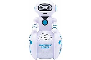 Lexibook, Powerman Roller, Il mio robot rotolante, Effetti luminosi e sonori, Giroscopio incorporato, ROB01