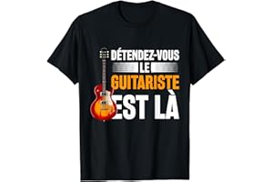 MUSICIEN JOUEUR DE GUITARE CADEAUX MUSIQUE Guitariste Musicien Drôle Cadeau Pour Joueur De La Guitare T-Shirt