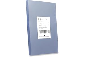 FOSHISY PET Binding Covers, Heavy Duty, Binding Presentation Covers, Polycovers, Plastic Binding Covers, Plastic PET Sheets (Clear, A4, 150 Micron)