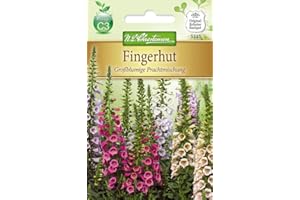 N.L.Chrestensen 5335, Digitalis Fingerhut, Großblumige Prachtmischung, Mehrfarbig