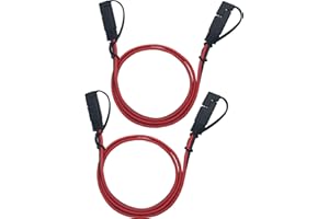 Kabel SAE, CTRICALVER 2 szt. 2 Piny 16 AWG SAE do SAE Przedłużacz kabla, szybkie podłączanie i odłączanie do samochodów i łodzi akumulatorów