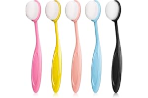 Aoliandatong Craft Tintenpinsel Set, 5 Stück Bunte Pinsel für Basteln und Make-up, Oval Blending Pinsel, Geschenk für Kinder und Frauen