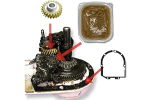 Welikekitchen Kit de reparación para robot de cocina KitchenAid, compuesto por engranaje, junta, grasa para engranajes