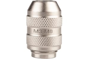 NEO TOOLS Mandrin pour taraud, taraud, mandrin, porte-outils, visseuse sans fil/perceuse, adaptateur de taraud 1/4", pour filetage M3-M8, CrV