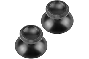 Aussel Metal Aluminio Thumbsticks Thumb Grip Stick para PS4 Xbox un Game System Controller 2 en 1 Negro