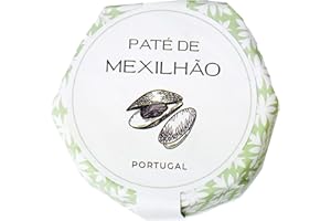 ‎FEINKOST MACHADO Feinkost Machado - Miesmuschel Pate 110g | Muschelpate | Miesmuschel Paste aus Portugal | Feinkost | Geschenk | Fischkonserven | Muschel Konserven Lieferung vor Weihnachten
