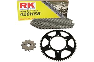 RK TAKASAGO CHAIN JAPAN Kettensatz Yamaha YZF R125 08-15, Kette RK 428 H 132, offen, 14/48