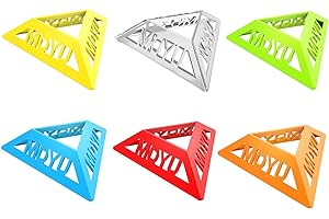 Rosixehird Set of 6 Pieces Zauberwürfel Zubehör Basis Cube Bracket Dreieck Display Regal Boden Unterstützung Ständer-Ständer-Stative Für Zauberwürfel