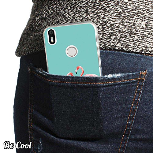 Becool   - Funda Gel Flexible para Bq Aquaris X  Carcasa TPU fabricada con la mejor Silicona  protege y se adapta a la perfecci  n a tu Smartphone y con nuestro exclusivo dise  o  Verano Flamingo