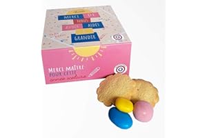 CHOCODIC MAÎTRE ARTISAN CHOCOLATIER CHOCOLAT FIN D'ANNEE SCOLAIRE MERCI MAITRESSE - VERSION MERCI MAITRE COFFRET 2 SPECIALITES SOPHIA PM DE CHOCOLAT - COFFRET CADEAU 190g