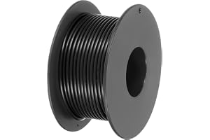 QUARKZMAN UL1007 Elektrisk silikonkabel 20 AWG 300 V 15 m förtennad koppartråd flexibel PVC-anslutningskabel med spole, för g