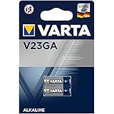 VARTA V23GA Alkaline Batterien, Knopfzellen in Original 2er Blisterverpackung