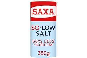 Saxa So-Low Reduced Sodium Salt, 350 g Drum (Pack of 1)