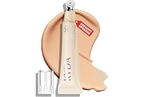KYDA Mineral Sunscreen Eye Cream, Under Eye Concealer Eye Corrector, 3-in-1 Anti-Aging Augencreme gegen dunkle Augenringe und feine Linien, SPF 35, Medium
