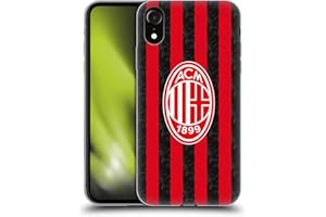 Head Case Designs Licenza Ufficiale AC Milan Home Kit per Stemma 2025/26 Custodia in Gel [Protezione di Grado Militare] Compatibile con Apple iPhone XR