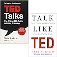 Ted Talks and Talk Like TED 2 Books Collection set (TED Talks: The official TED guide to public speaking ,Talk Like TED: The 9 Public Speaking Secrets of the World's Top Minds)