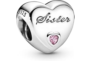 PANDORA Charm Sister-Herz 791946PCZ