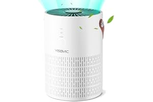 YISSVIC Oczyszczacz Powietrza z Filtrem HEPA H13 30m² Cichy 28 dB Tryb Nocny Funkcja Aromaterapii żywotności filtra z wysokiej jakości K1