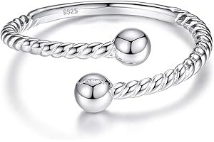 VIKI LYNN Zehenringe Sterling Silber 925 einstellbare Heckring Verstellbarer Midi-Gelenk-Knöchelring Geschenk für Frauen Damen